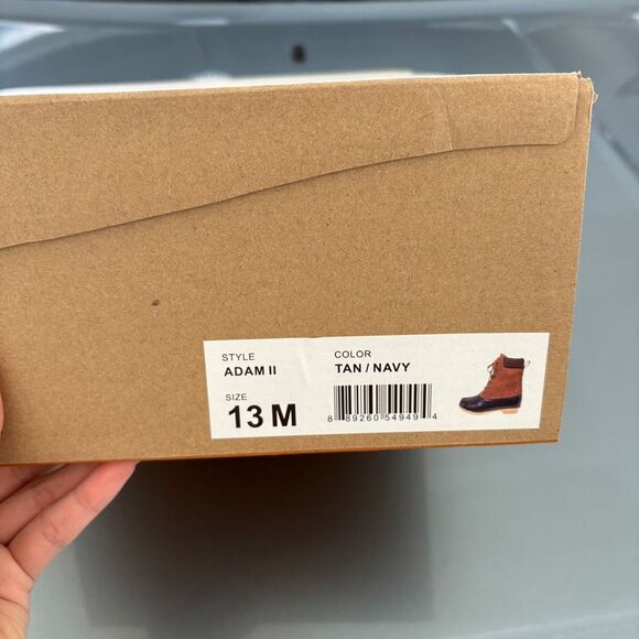 NWT Size 13 Mens Weatherproof Mens Adam Leather Round Toe Mid-Calf Duck Shoes - Picture 9 of 9